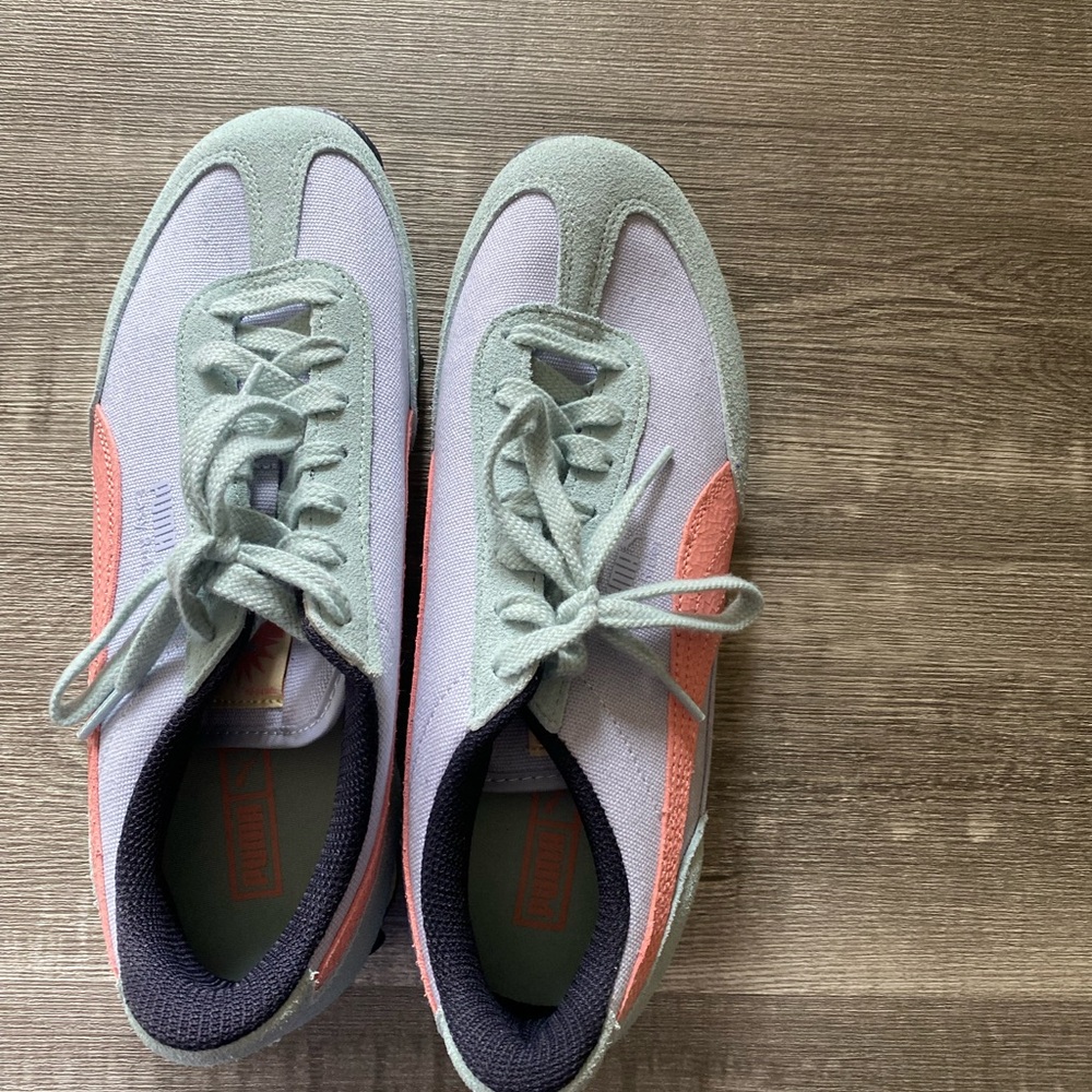 Puma Sneakers Easy Rider Fade-Out in Coral and Light Gray